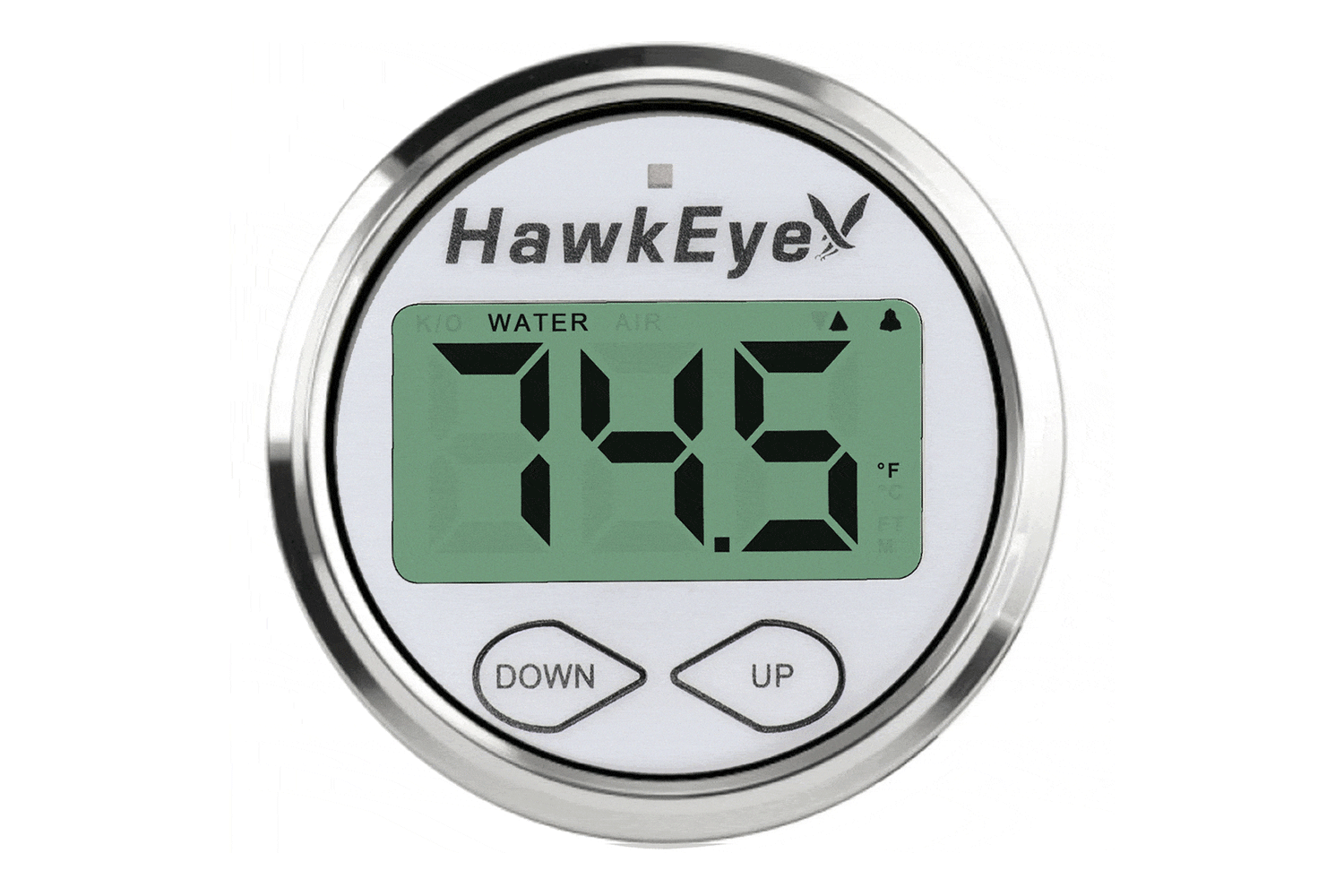 Boat Mount Depth Finder Chrome Trim Ring