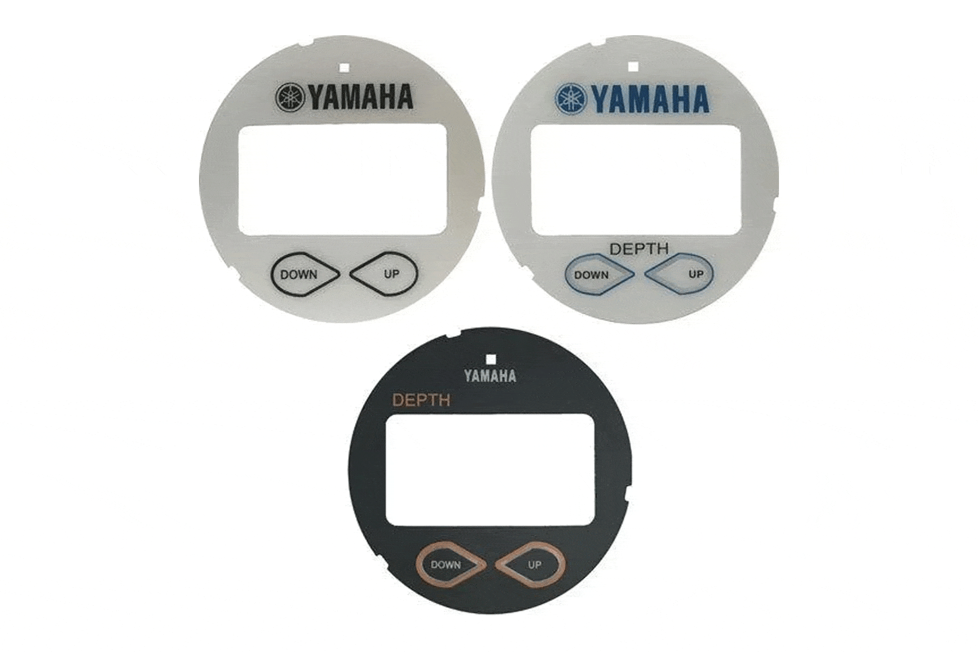 Yamaha Depth Finder Face Plate – HawkEye® Electronics