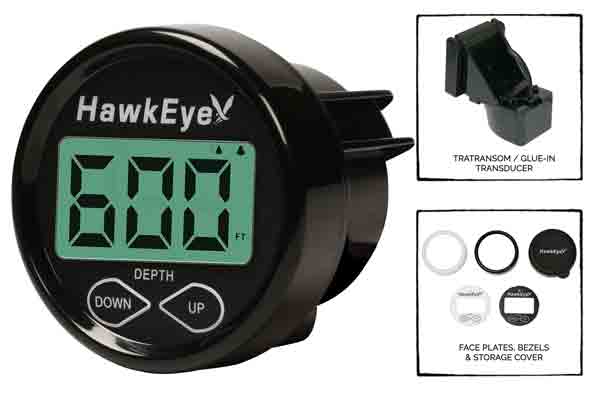 HawkEye® DepthTrax® 2B Depth Finder Transducer 