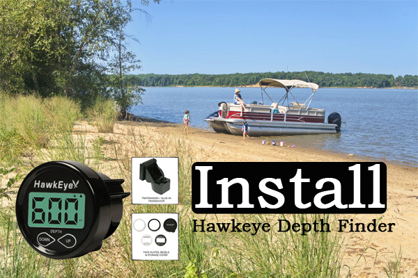 How to Install a Hawkeye Depth Finder on a Pontoon Boat