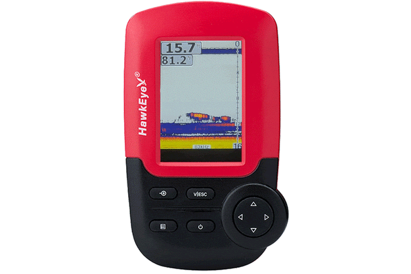 Hawkeye FishTrax 1C Handheld Fish Finder W-Hd Color VirtuView Display
